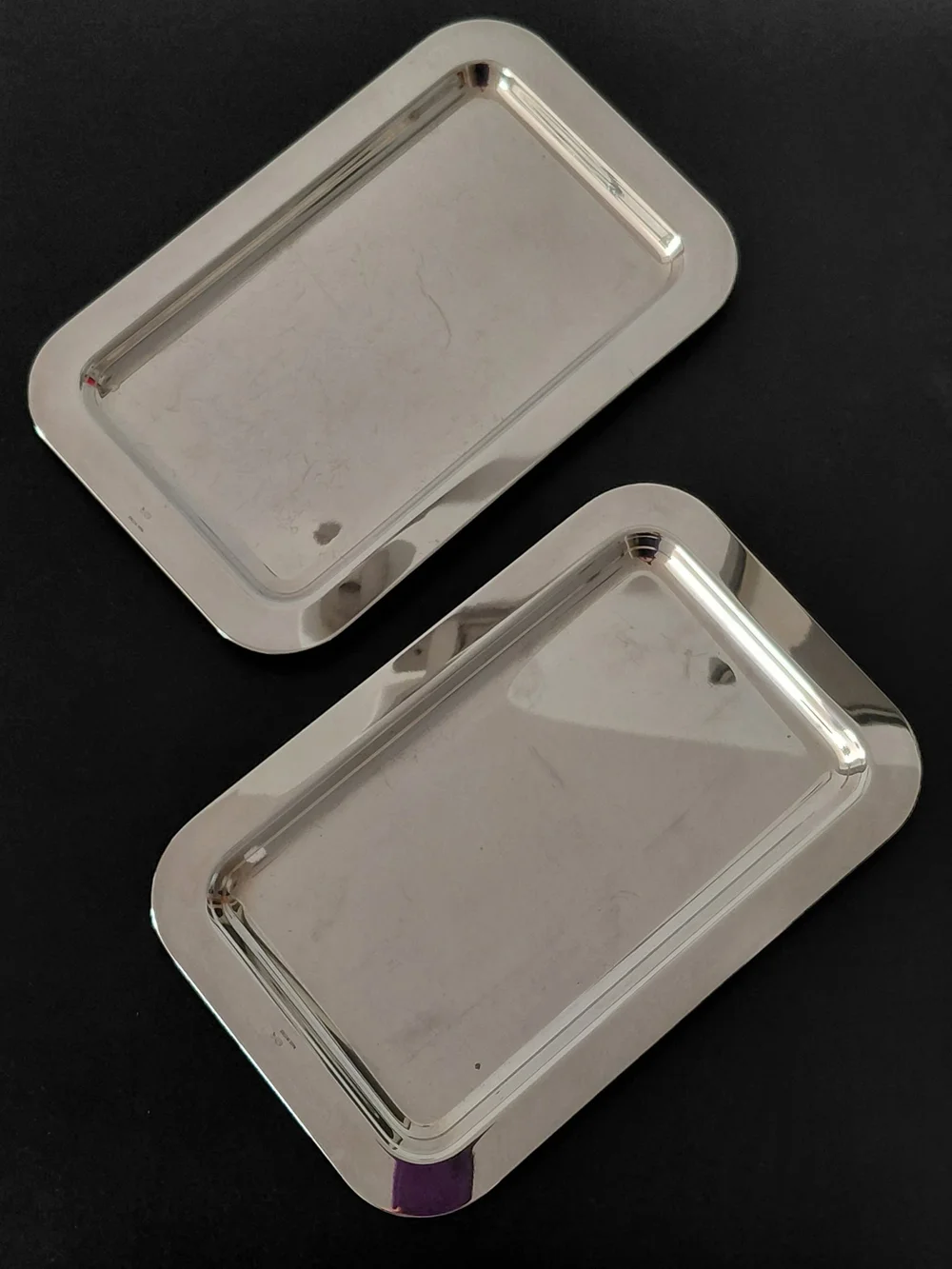 Vintage Olri Silverplate Vanity Tray Set